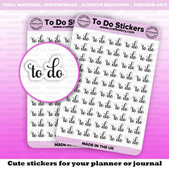 To Do Stickers - Craftellery